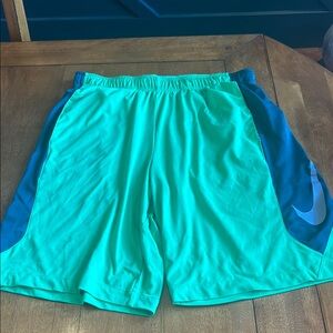 Nike Men's Green Athletic Shorts